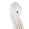 24" White Wood Pelican Handmade Distressed Sculpture with 3 Brown Posts